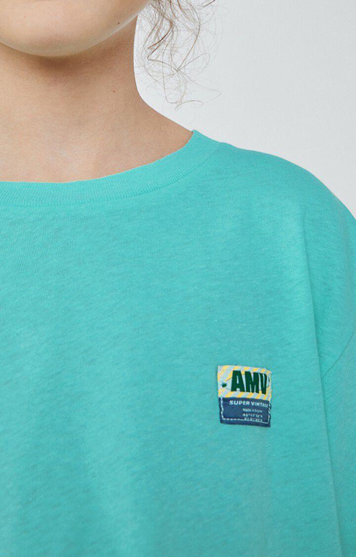 American Vintage T-shirt Enfant Lopintale - CARAIBES VINTAGE 12 Manches Courtes Bleu - E23