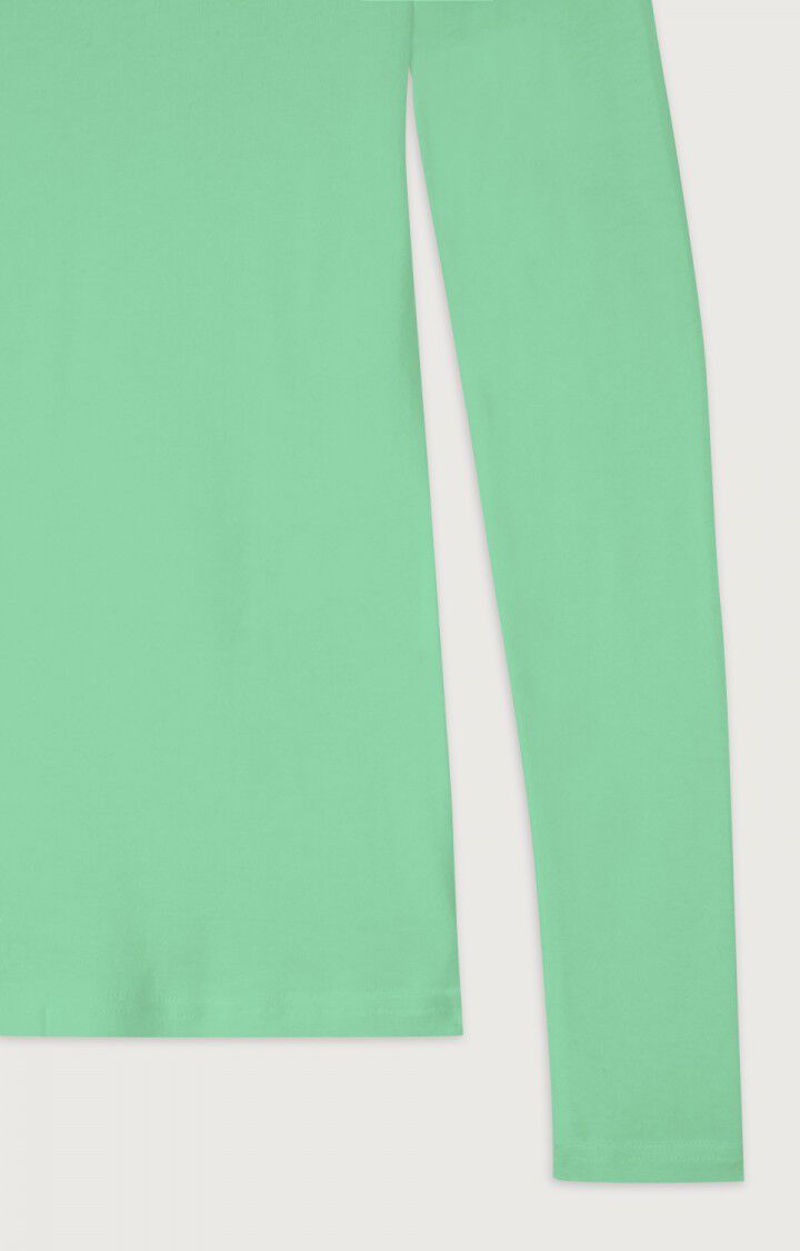 American Vintage T-shirt Enfant Massachusetts - CHRYSALIDE VINTAGE 44 Manches Longues Vert - E23