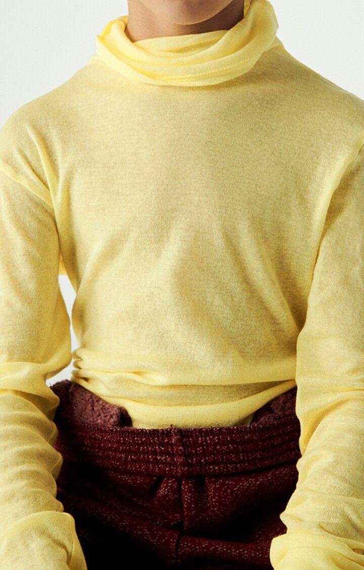 American Vintage T-Shirt Enfant Massachusetts - CITRONNIER VINTAGE Jaune - H22