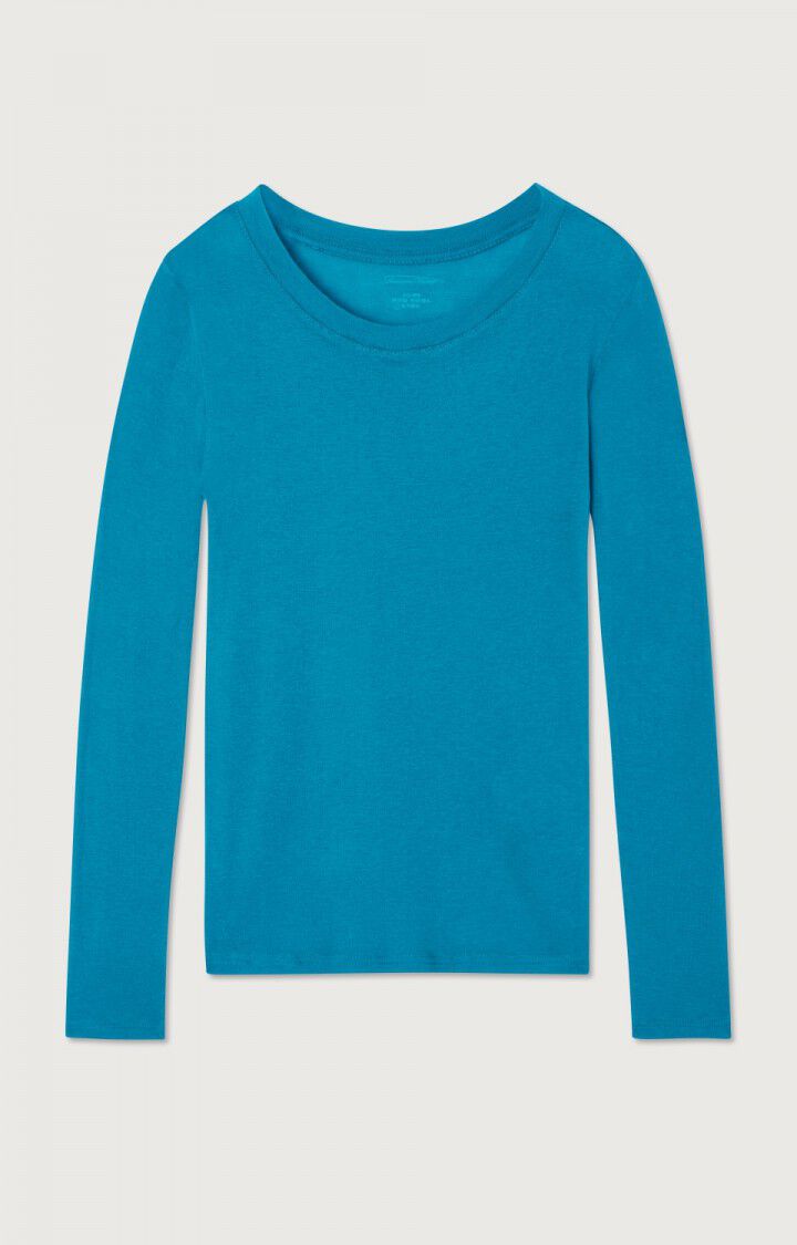 American Vintage T-shirt Enfant Massachusetts - FLOTS VINTAGE 44 Manches Longues Bleu - E23