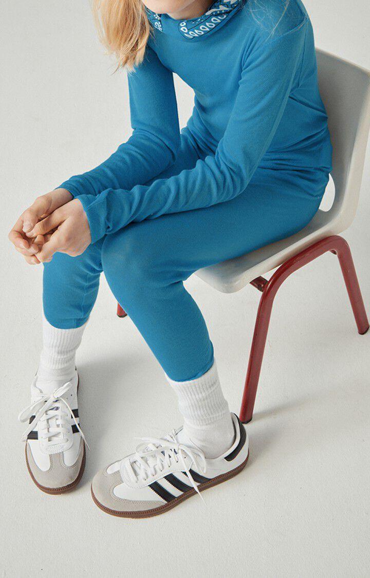 american vintage T-shirt enfant Massachusetts - FLOTS VINTAGE 44 Manches longues Bleu - E23