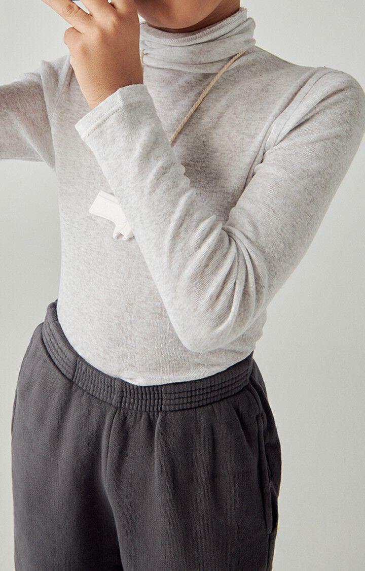 american vintage T-shirt enfant Massachusetts - GRIS CHINE 44 Manches longues Gris - H23