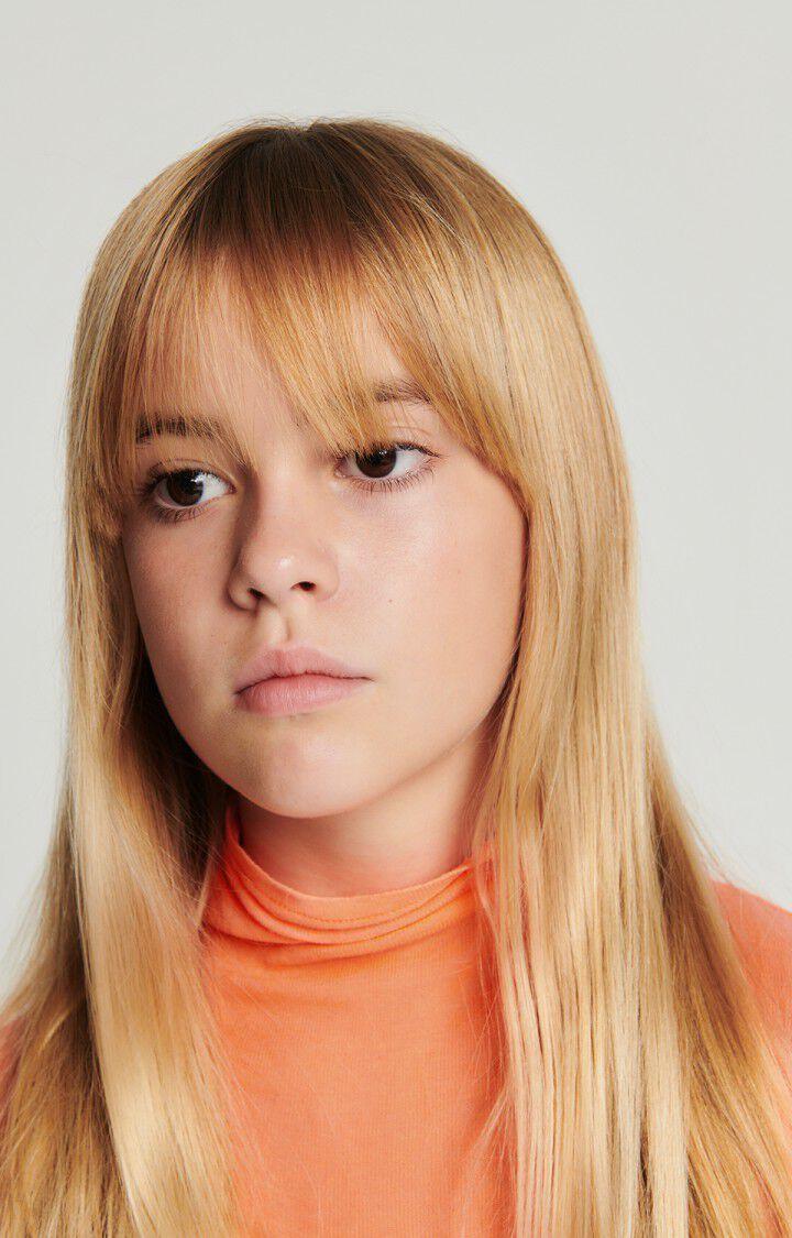 American Vintage T-shirt Enfant Massachusetts - ORANGE FLUO 44 Manches Longues Orange - H23