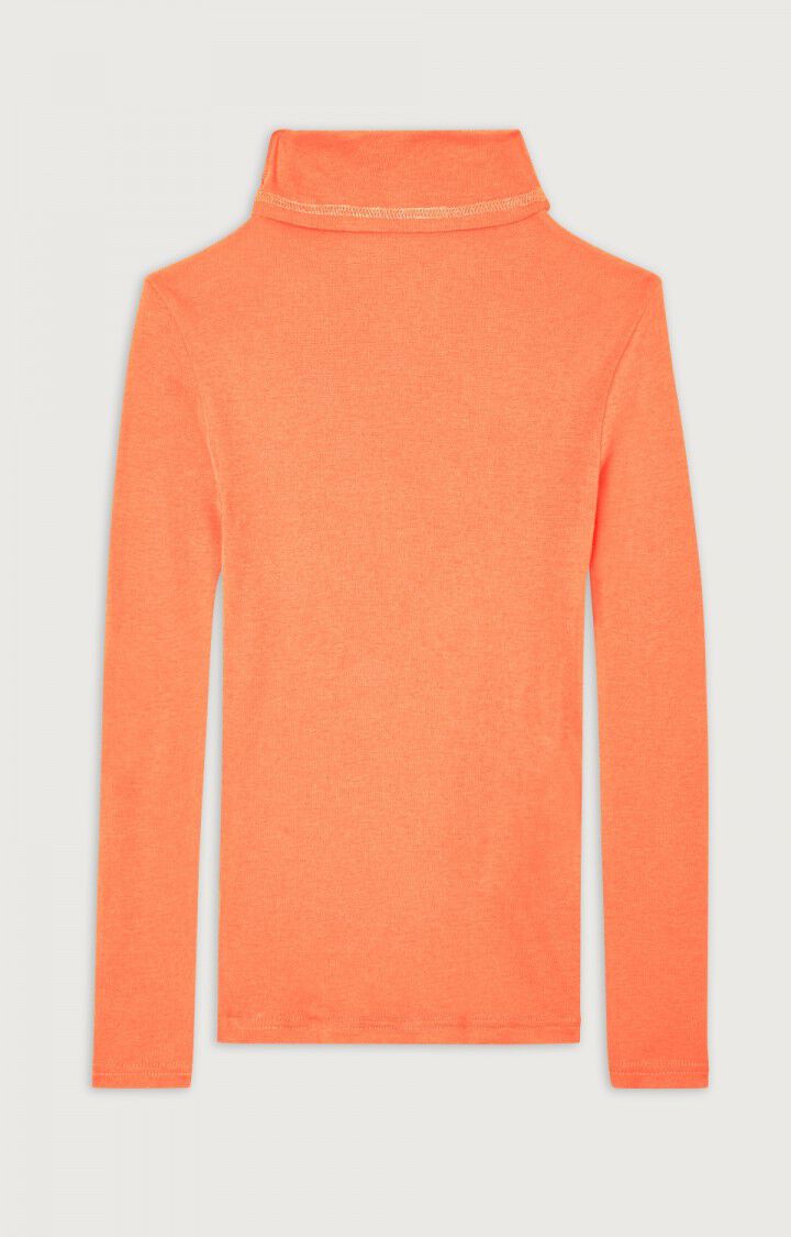 American Vintage T-shirt Enfant Massachusetts - ORANGE FLUO 44 Manches Longues Orange - H23