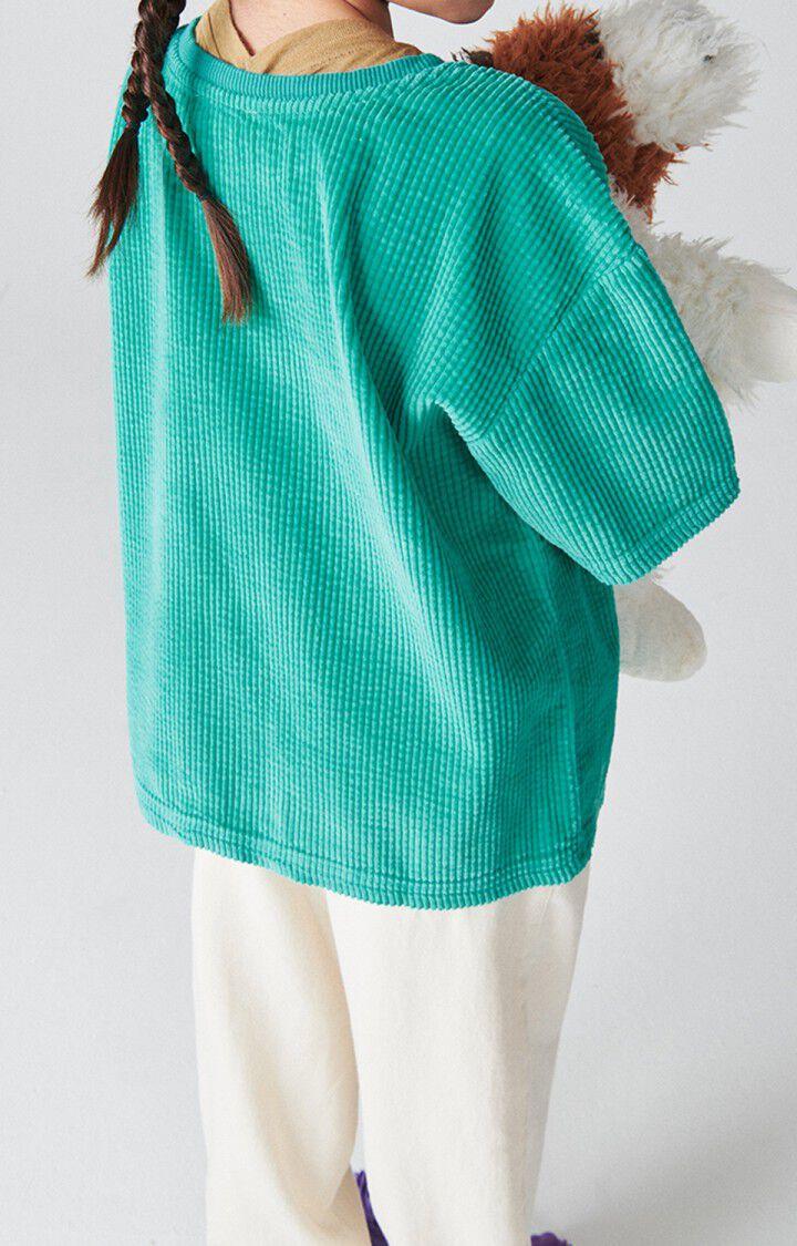 American Vintage T-shirt Enfant Padow - MENTHE A L'EAU 13 Manches Courtes Vert - E23