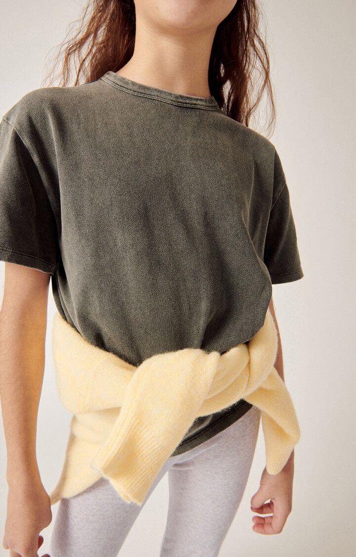 American Vintage T-shirt Enfant Pefride - CARBONE VINTAGE 12 Manches Courtes Noir - E23