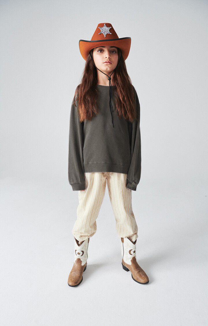 american vintage T-shirt enfant Pefride - CARBONE VINTAGE 36 Manches courtes Noir - E23