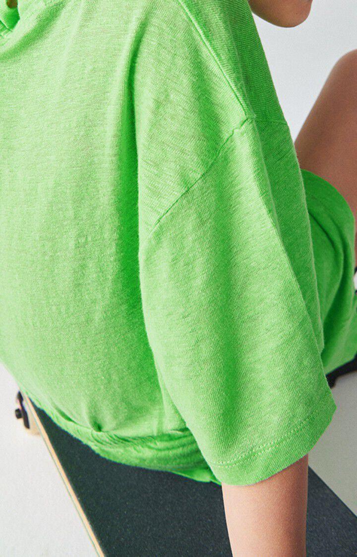 American Vintage T-shirt Enfant Pobsbury - ABSINTHE 12 Manches Courtes Vert - E24