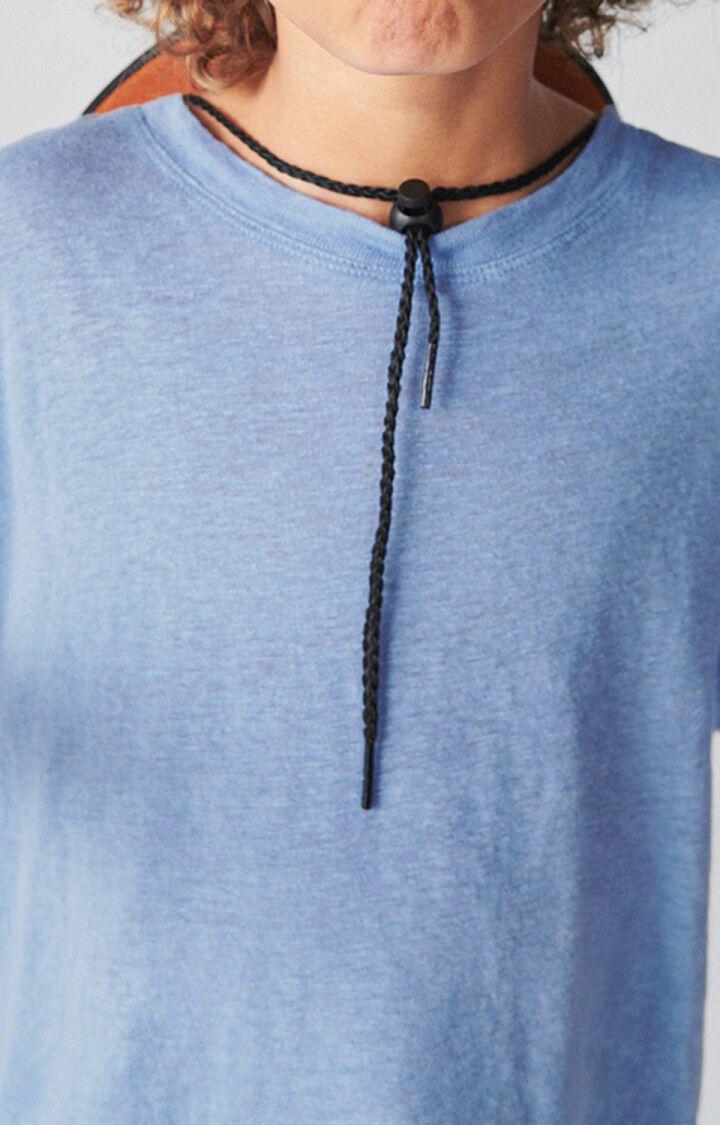 American Vintage T-shirt Enfant Pobsbury - BLEU CIEL 12 Manches Courtes Bleu - E24