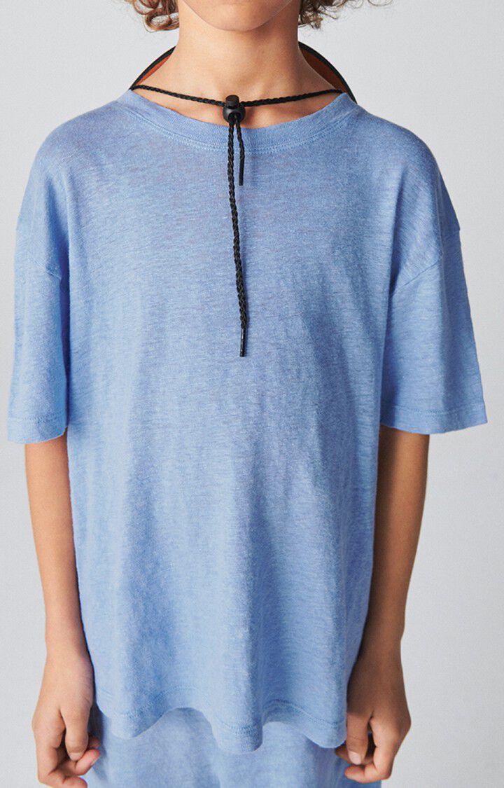 american vintage T-shirt enfant Pobsbury - BLEU CIEL 12 Manches courtes Bleu - E24