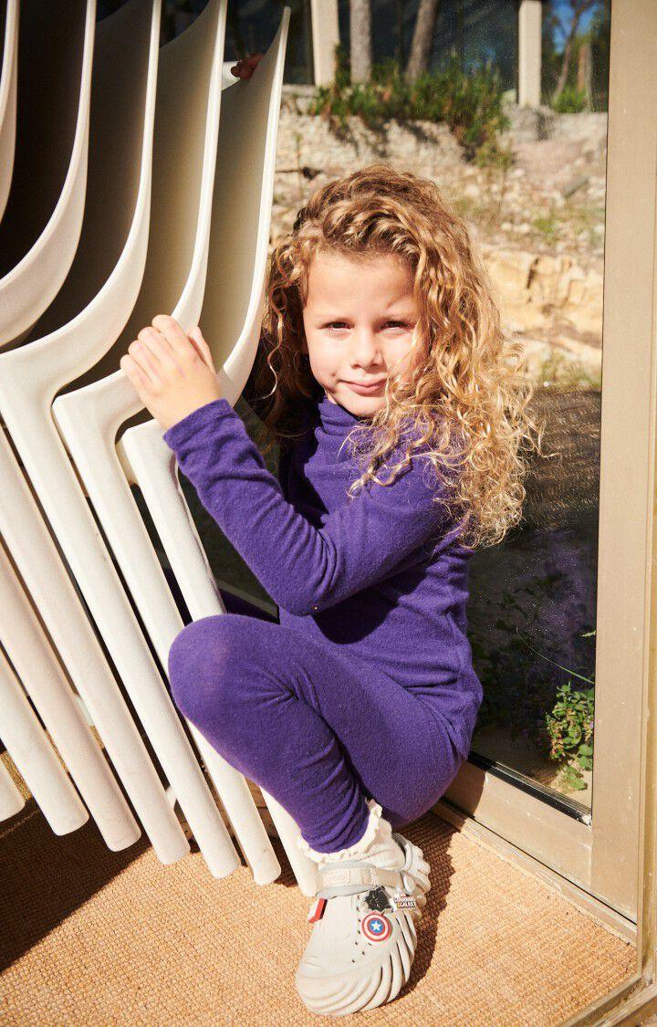 American Vintage T-shirt Enfant Rakabay - AUBERGINE VINTAGE 39 Manches Longues Violet - H23