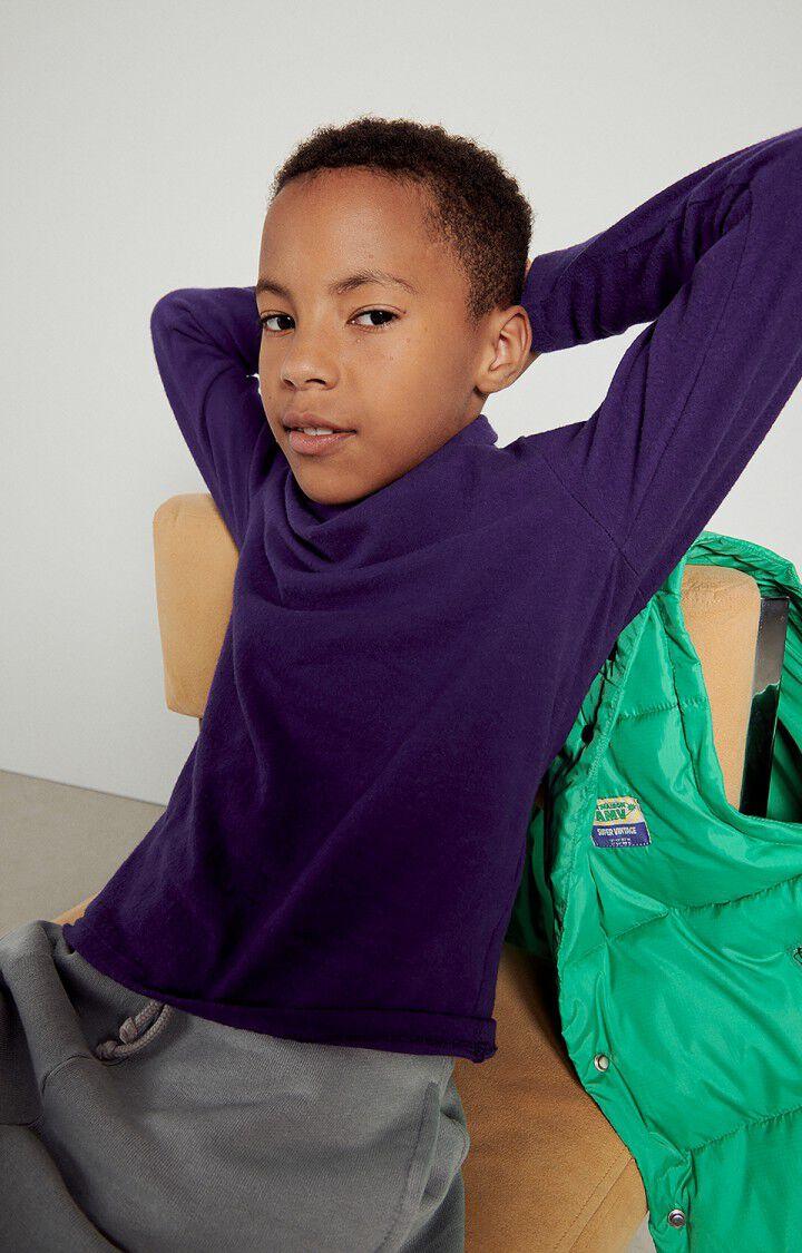 American Vintage T-shirt Enfant Rakabay - AUBERGINE VINTAGE 39 Manches Longues Violet - H23