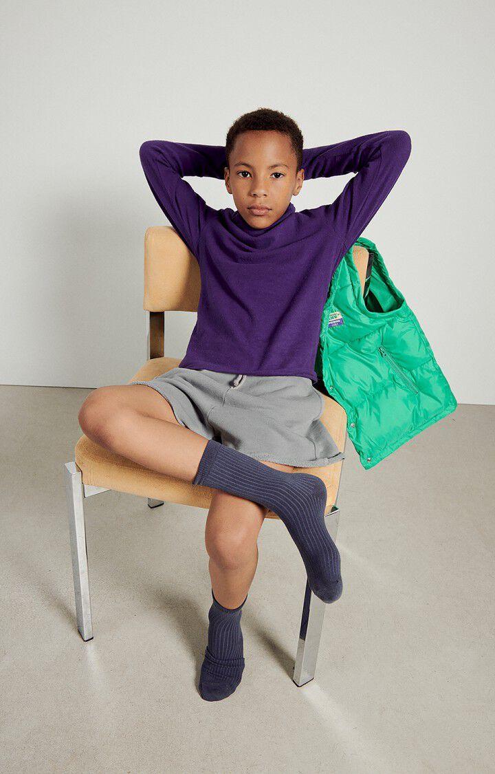 American Vintage T-shirt Enfant Rakabay - AUBERGINE VINTAGE 39 Manches Longues Violet - H23