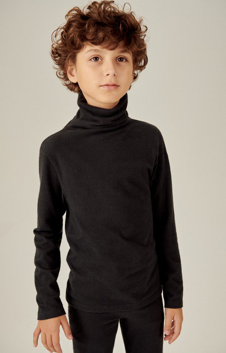 american vintage T-shirt enfant Rakabay - CARBONE VINTAGE 39 Manches longues Noir - H23