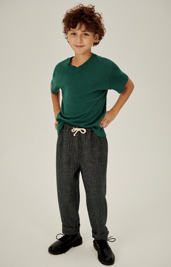 American Vintage T-shirt Enfant Sonoma - ARBUSTE VINTAGE 11 Manches Courtes Vert - H23