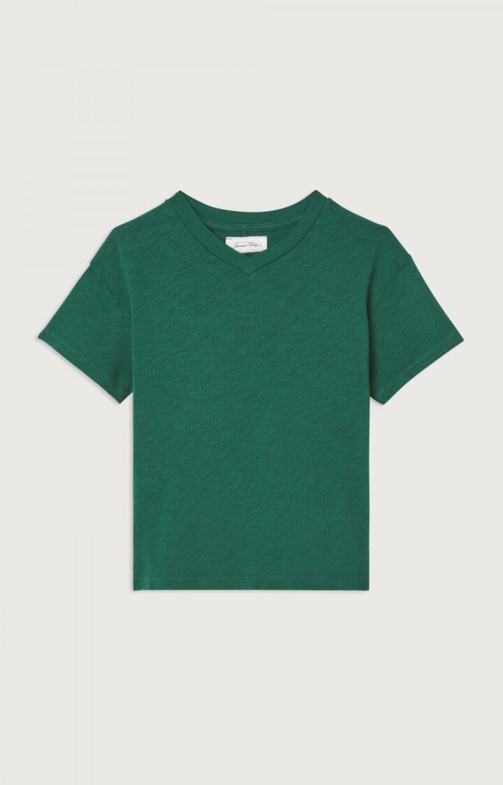 American Vintage T-shirt Enfant Sonoma - ARBUSTE VINTAGE 11 Manches Courtes Vert - H23