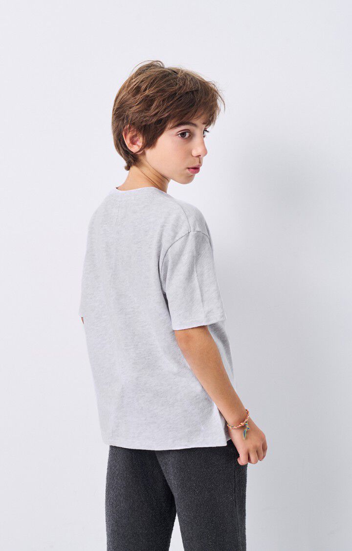 American Vintage T-shirt Enfant Sonoma - ARCTIQUE CHINE 11 Manches Courtes Gris - E25