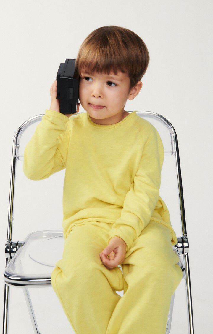 american vintage T-shirt enfant Sonoma - BANANE VINTAGE 46 Manches longues Jaune - E24