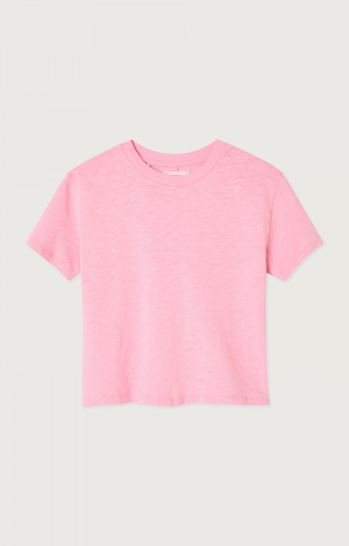American Vintage T-shirt Enfant Sonoma - BARBE A PAPA VINTAGE 13 Manches Courtes Rose - E25