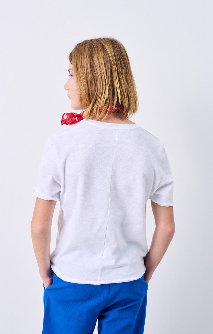 American Vintage T-shirt Enfant Sonoma - BLANC 12 Manches Courtes Blanc - E25