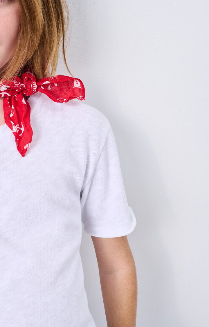 American Vintage T-shirt Enfant Sonoma - BLANC 12 Manches Courtes Blanc - E25