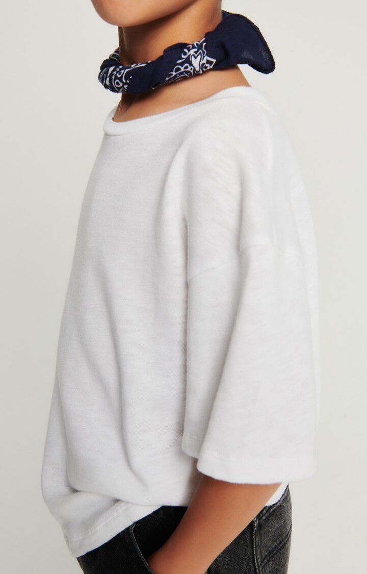 American Vintage T-shirt Enfant Sonoma - BLANC 13 Manches Courtes Blanc - E25