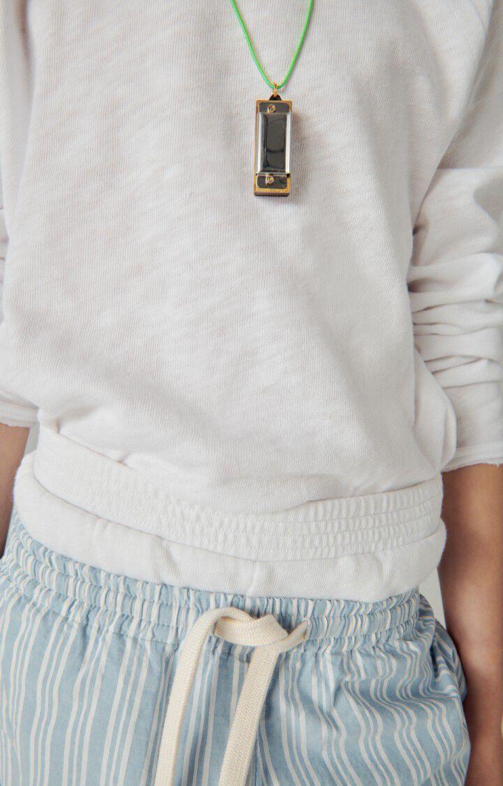 American Vintage T-shirt Enfant Sonoma - BLANC 46 Manches Longues Blanc - E25