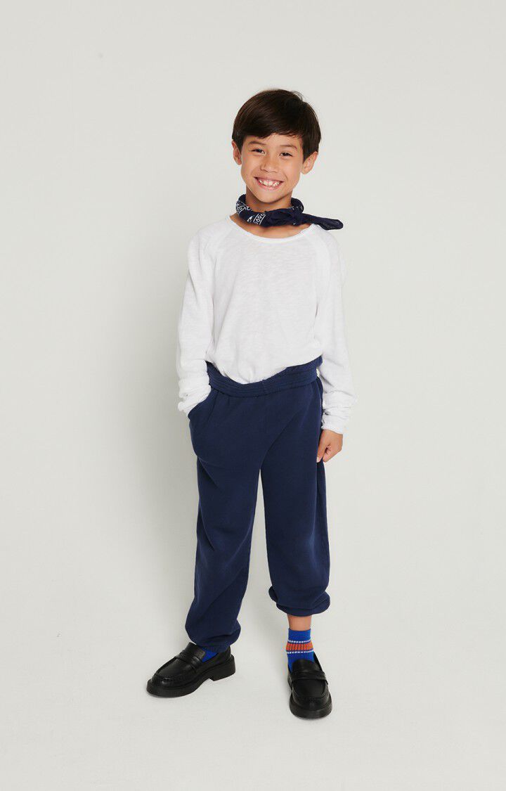 American Vintage T-shirt Enfant Sonoma - BLANC 46 Manches Longues Blanc - E25