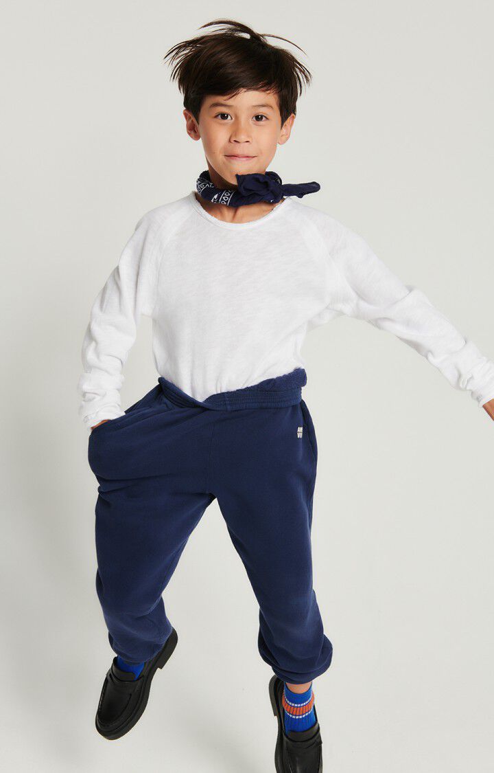 American Vintage T-shirt Enfant Sonoma - BLANC 46 Manches Longues Blanc - E25