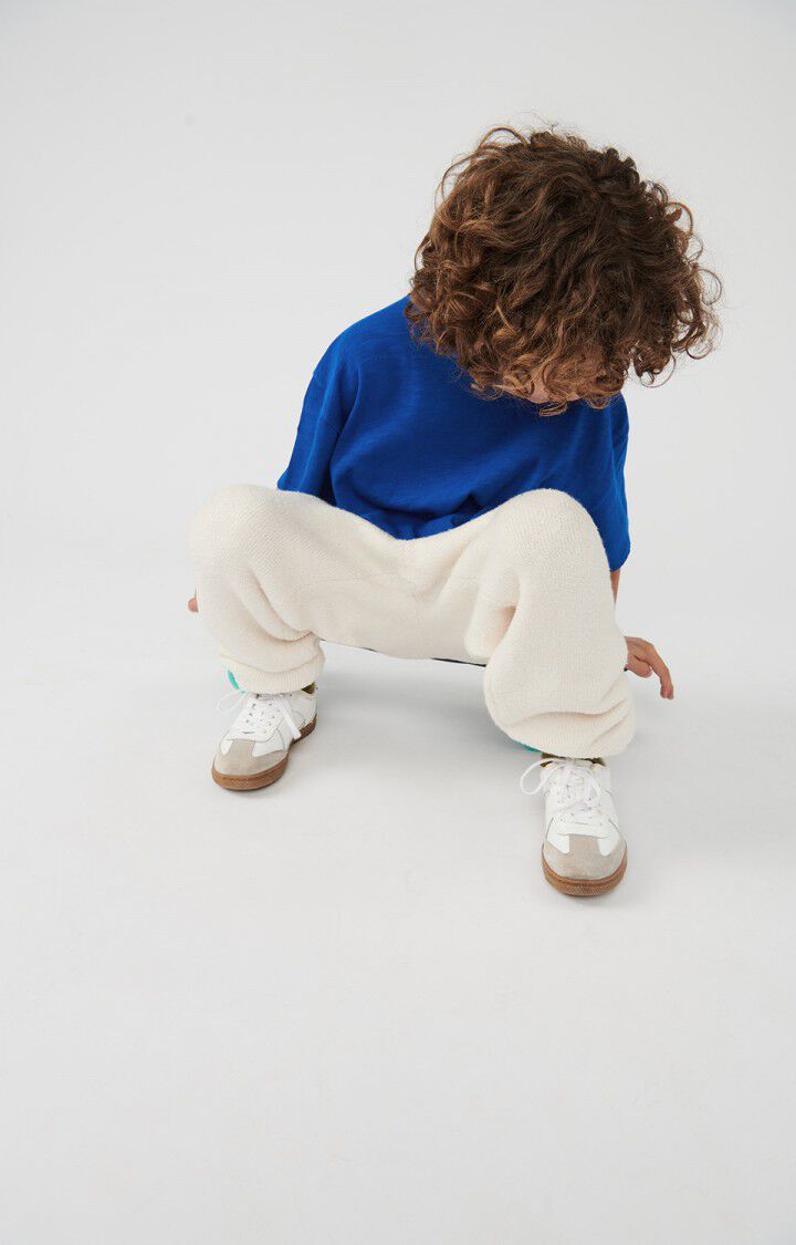 American Vintage T-shirt Enfant Sonoma - BLEU DE PRUSSE VINTAGE 13 Manches Courtes Bleu - H24