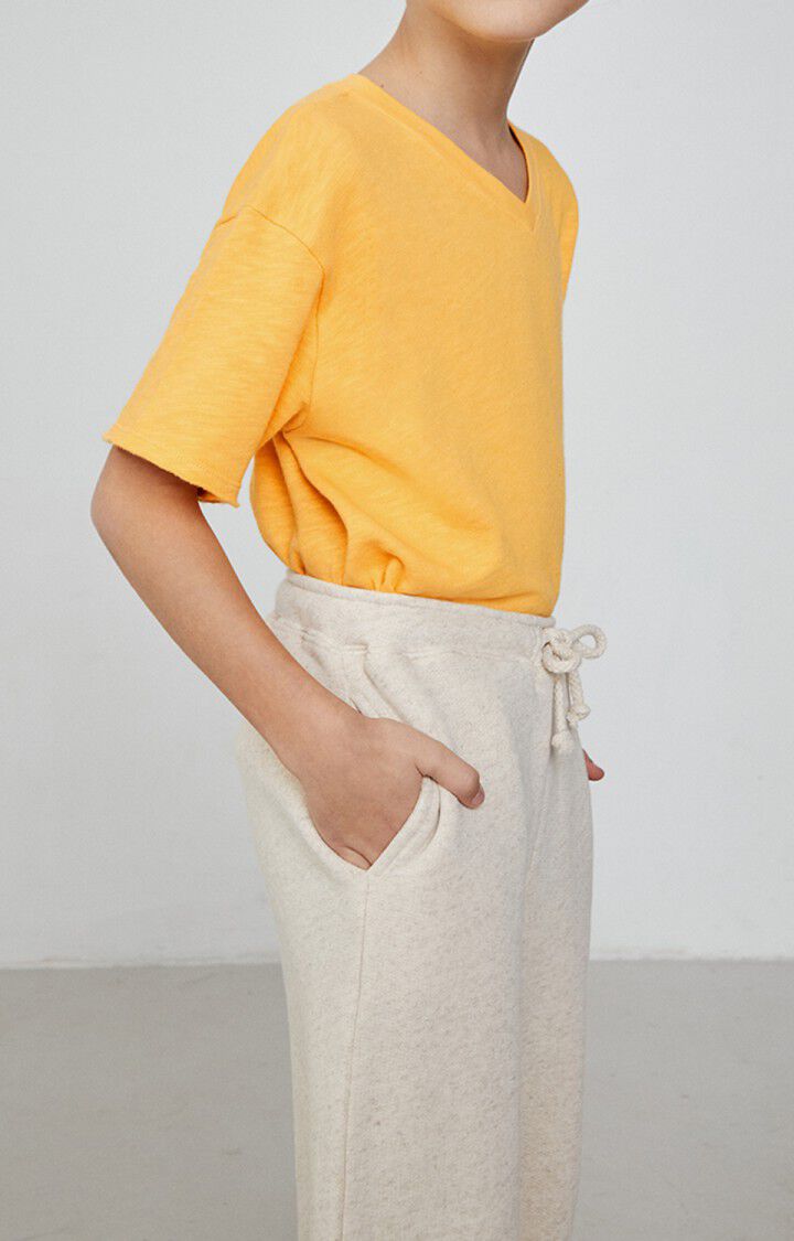 American Vintage T-shirt Enfant Sonoma - CANARI VINTAGE 11 Manches Courtes Jaune - E23