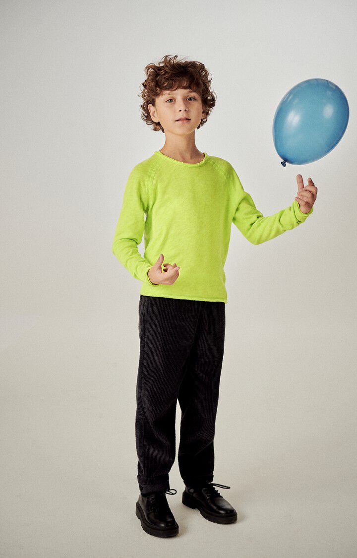 American Vintage T-shirt Enfant Sonoma - CITRUS VINTAGE 46 Manches Longues Jaune - H23