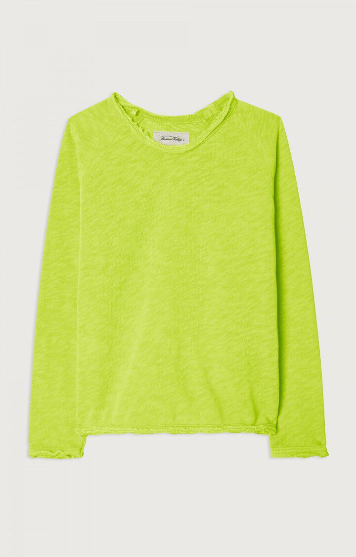 American Vintage T-shirt Enfant Sonoma - CITRUS VINTAGE 46 Manches Longues Jaune - H23