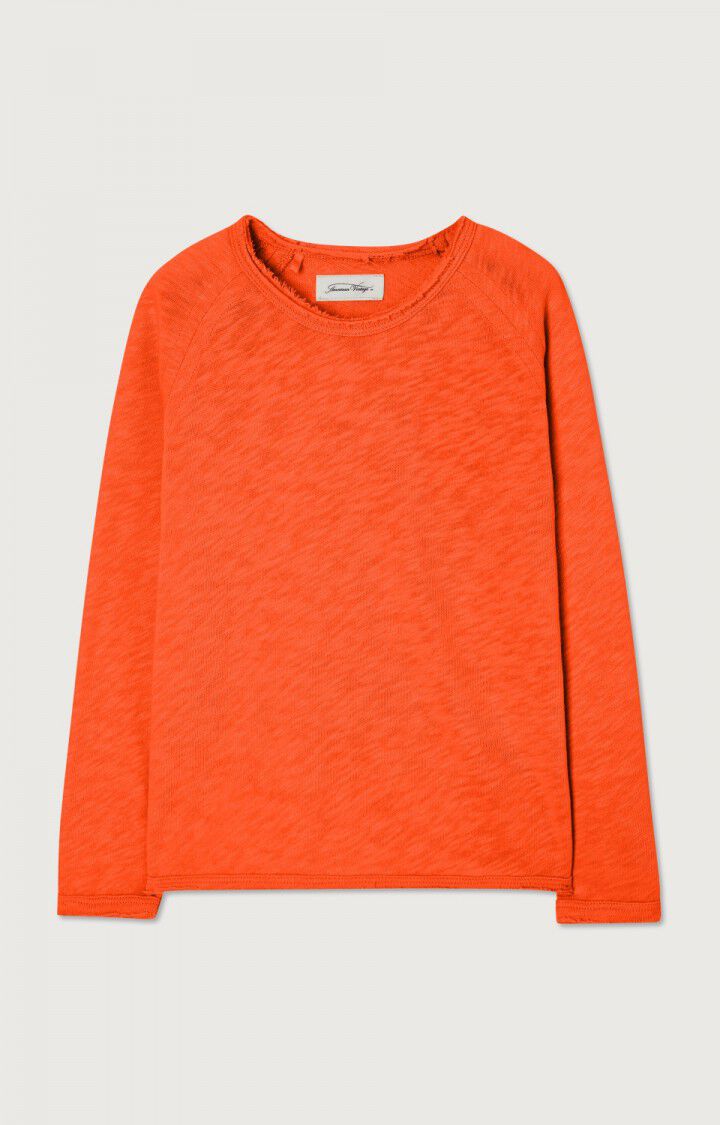 American Vintage T-shirt Enfant Sonoma - ECARLATE VINTAGE 46 Manches Longues Rouge - E23