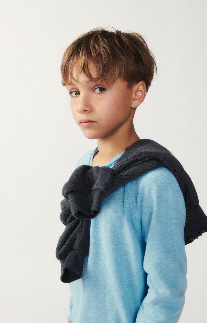 American Vintage T-shirt Enfant Sonoma - GLACE VINTAGE 46 Manches Longues Bleu - E24