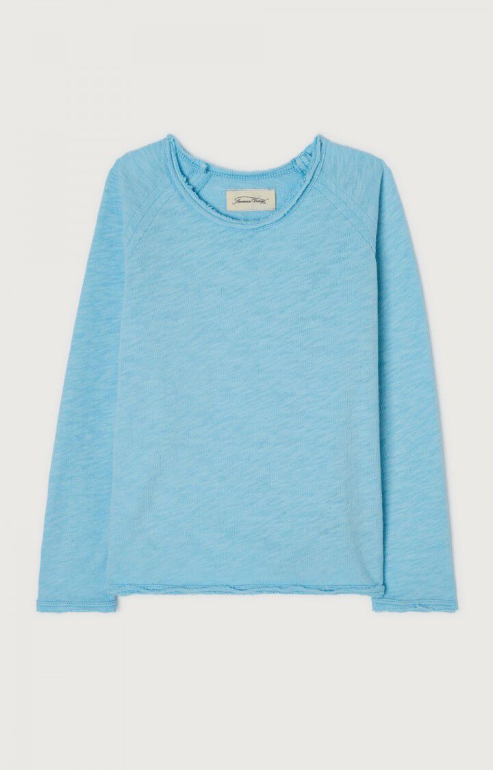 American Vintage T-shirt Enfant Sonoma - GLACE VINTAGE 46 Manches Longues Bleu - E24