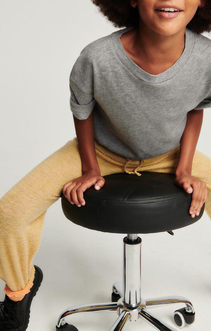 American Vintage T-shirt Enfant Sonoma - GRIS CHINE 13 Manches Courtes Gris - E25