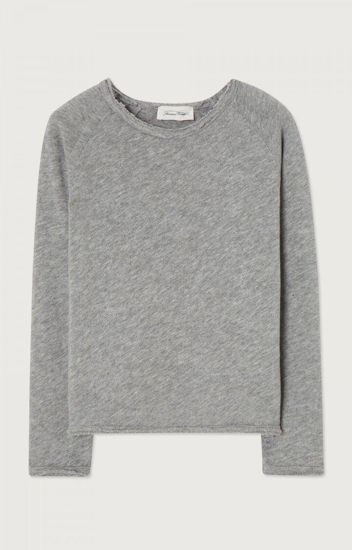 American Vintage T-shirt Enfant Sonoma - GRIS CHINE 46 Manches Longues Gris - E25