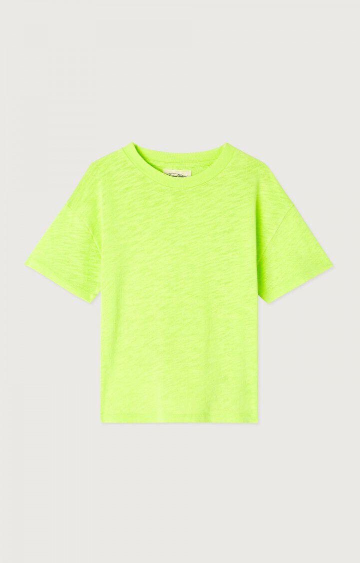 American Vintage T-shirt Enfant Sonoma - JAUNE FLUO 13 Manches Courtes Jaune - E25