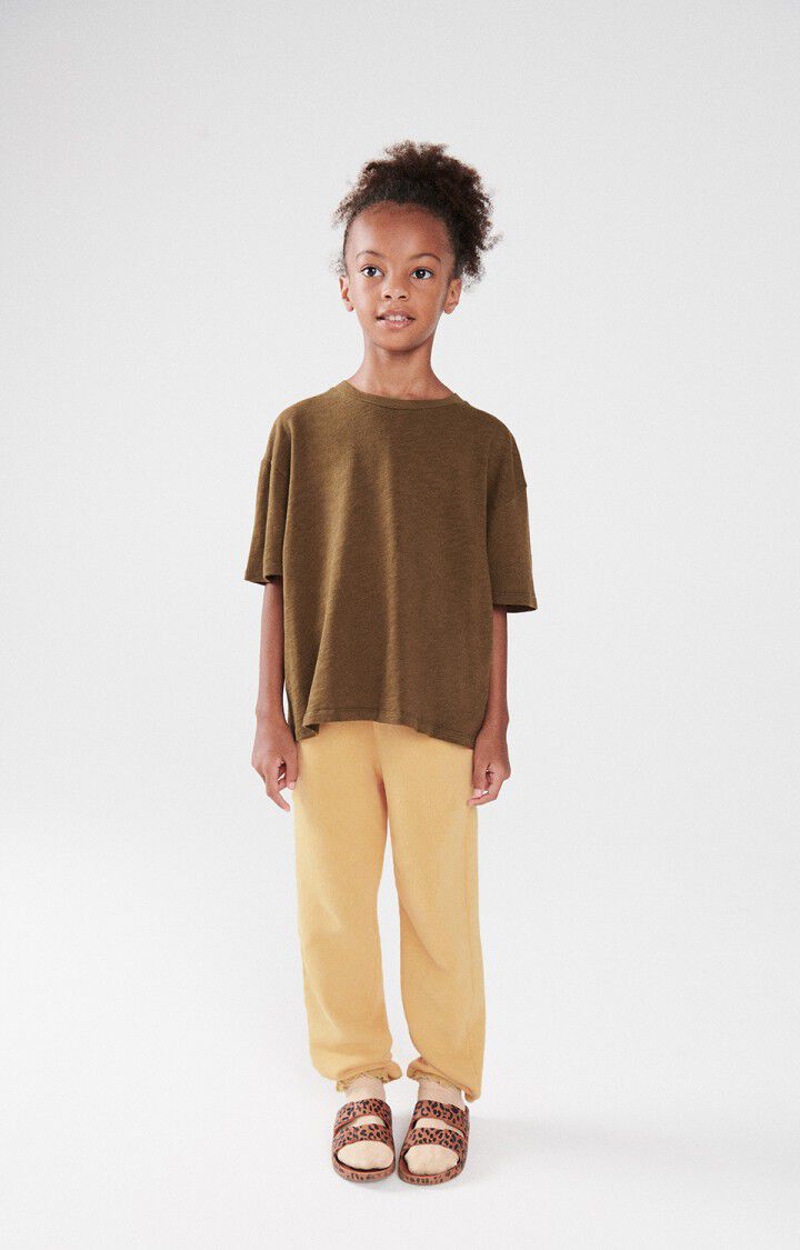 american vintage T-shirt enfant Sonoma - MARRON GLACE VINTAGE 13 Manches courtes Marron - H24