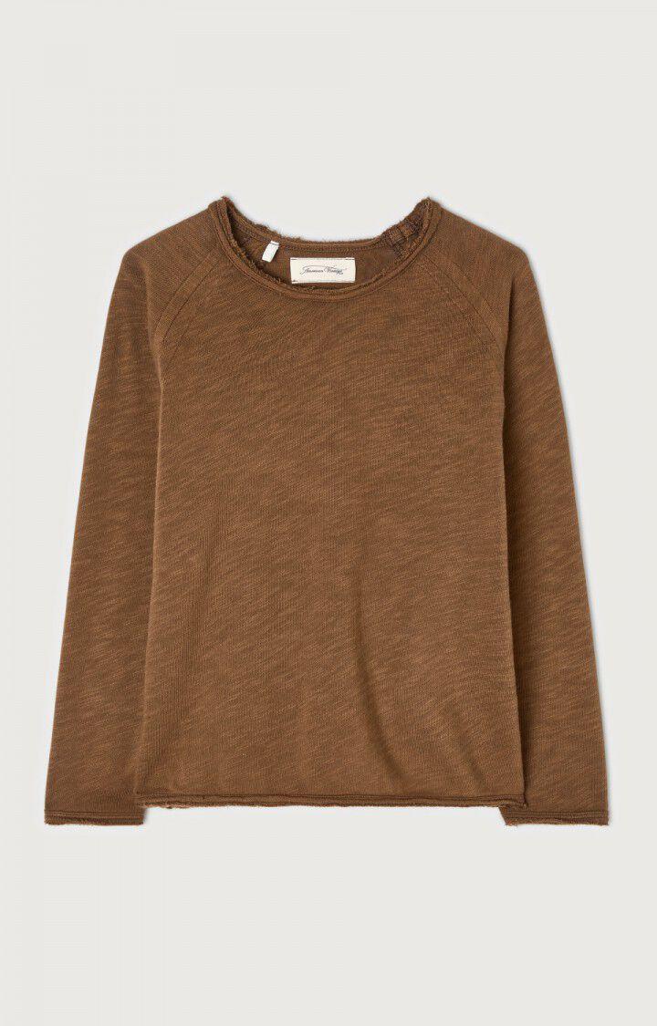 American Vintage T-shirt Enfant Sonoma - MARRON GLACE VINTAGE 46 Manches Longues Marron - H24