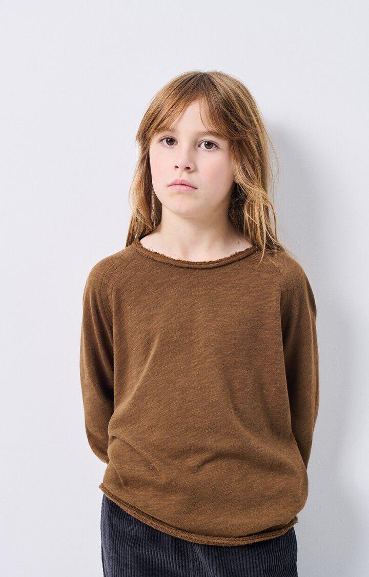 american vintage T-shirt enfant Sonoma - MARRON GLACE VINTAGE 46 Manches longues Marron - H24