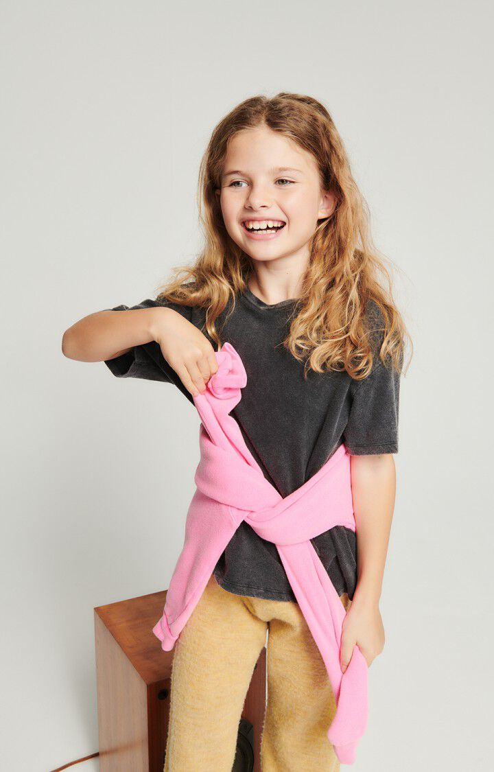 American Vintage T-shirt Enfant Sonoma - NOIR VINTAGE 11 Manches Courtes Noir - E25