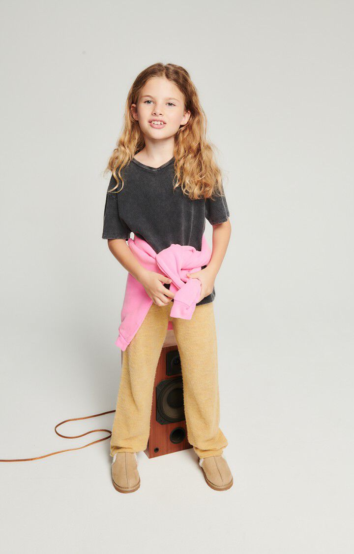 American Vintage T-shirt Enfant Sonoma - NOIR VINTAGE 11 Manches Courtes Noir - E25