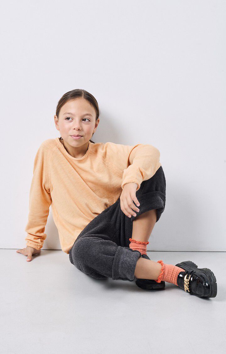 american vintage T-shirt enfant Sonoma - NUDE VINTAGE 46 Manches longues Beige - H24