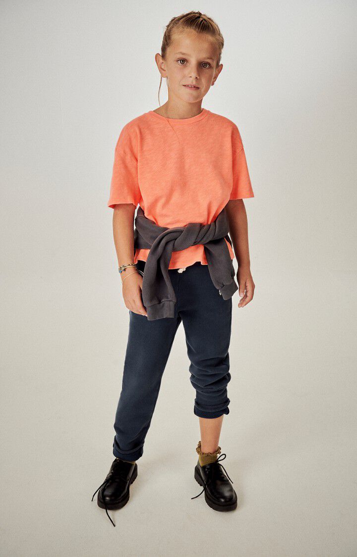 American Vintage T-shirt Enfant Sonoma - ORANGE FLUO 13 Manches Courtes Orange - E24