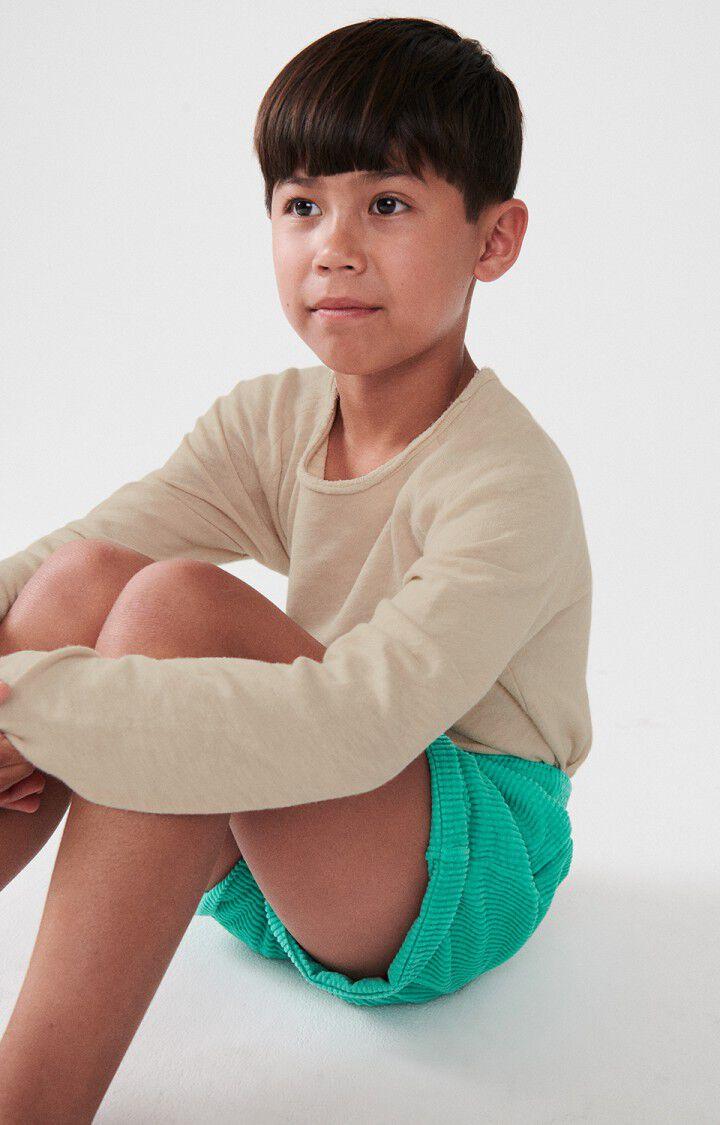 American Vintage T-shirt Enfant Sonoma - PERLE VINTAGE 46 Manches Longues Beige - H23
