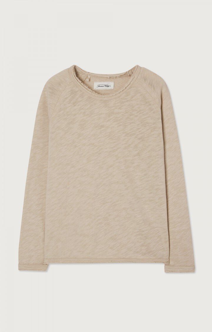 American Vintage T-shirt Enfant Sonoma - PERLE VINTAGE 46 Manches Longues Beige - H23