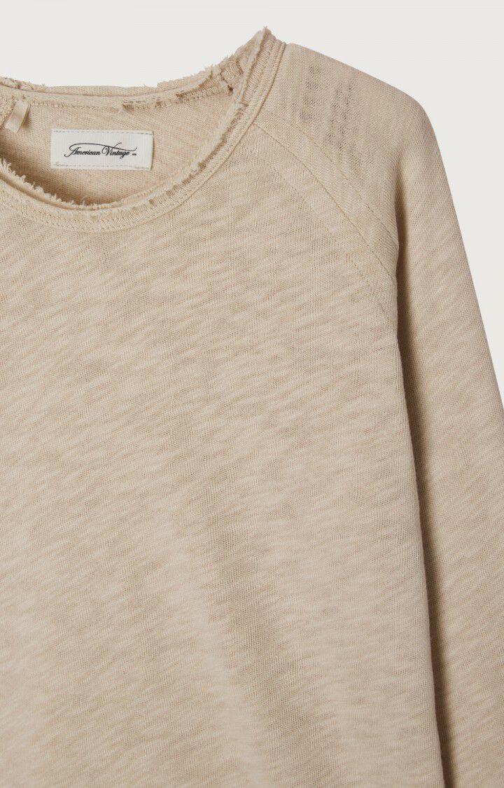 American Vintage T-shirt Enfant Sonoma - PERLE VINTAGE 46 Manches Longues Beige - H23