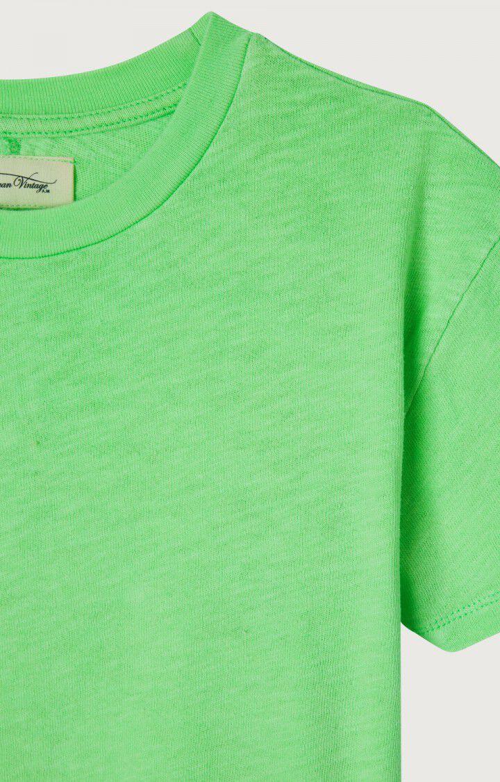 American Vintage T-shirt Enfant Sonoma - PERRUCHE FLUO 13 Manches Courtes Vert - E24
